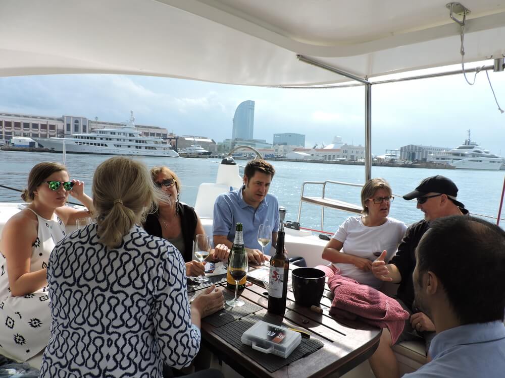 Tastings on board a boat
